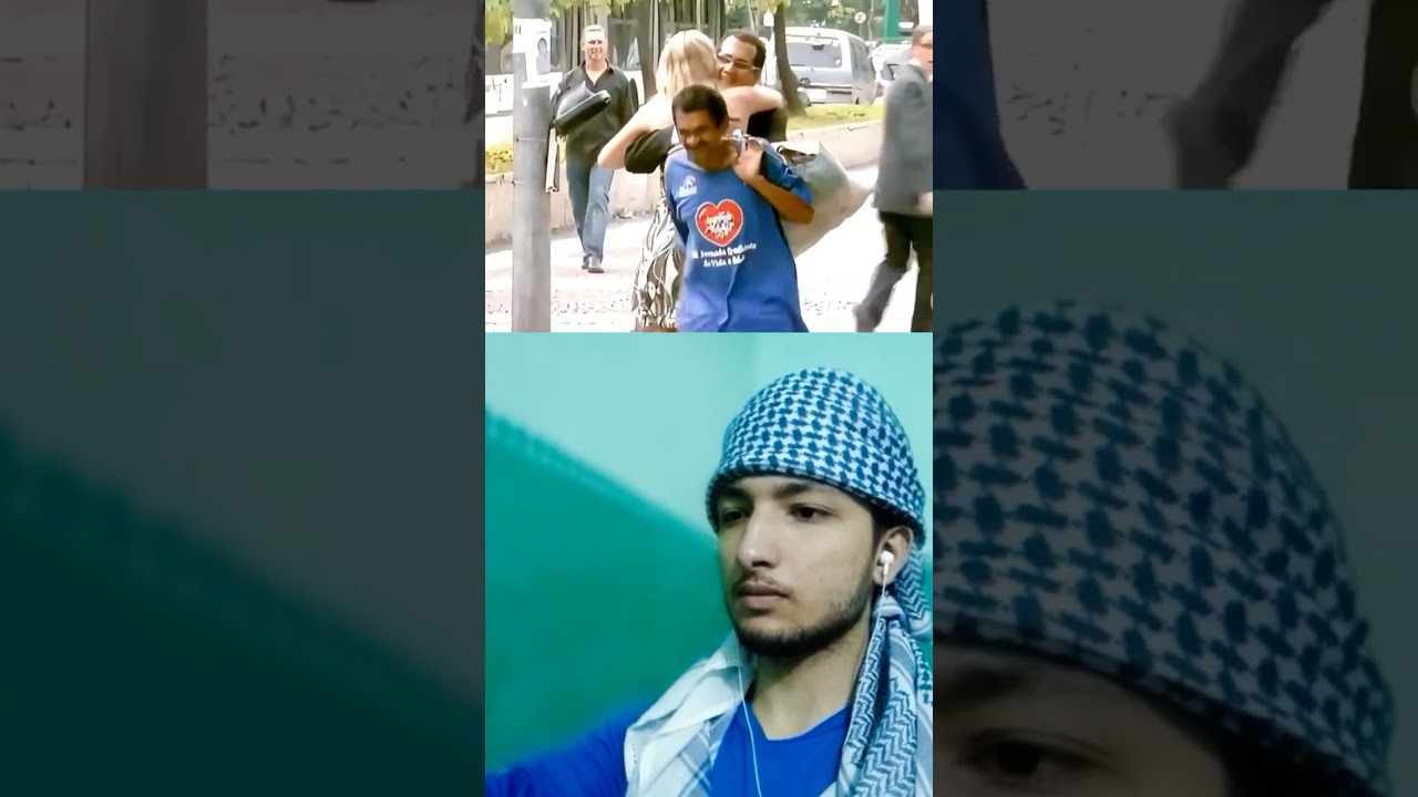 Prank with beggar men 