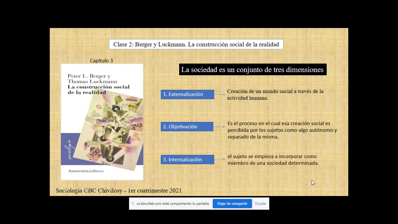 Clase 2 Berger y Luckmann 