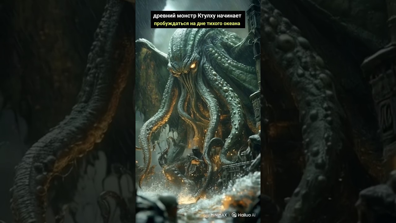 а что если древний Ктулху начинает пробуждаться на дне тихого океана?