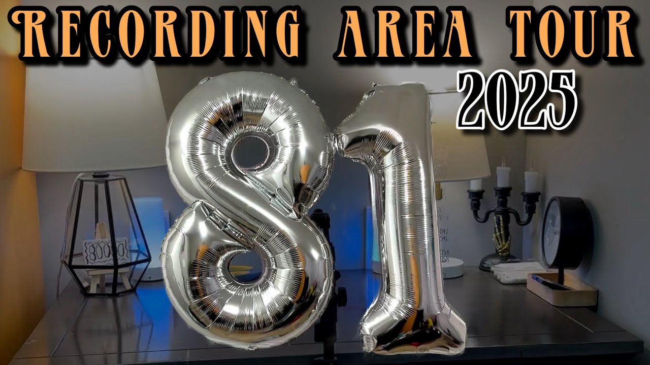 Writing #81000 My recording area showcase 2025 edition