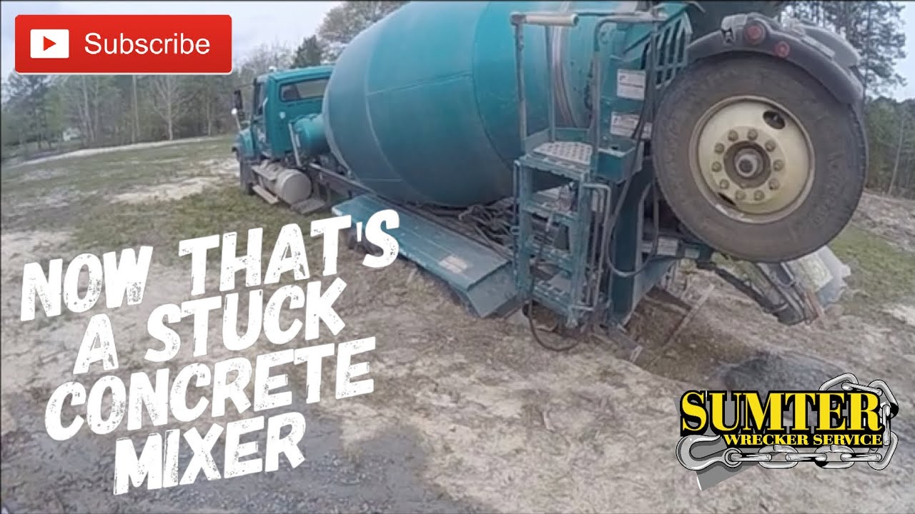 Now That's A Stuck Concrete Mixer