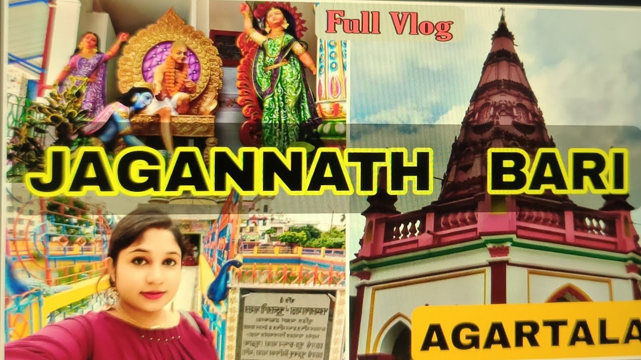 Agartala temple//Jagannath bari in Tripura//Agartala Jagannath temple//Tripura Jagannath temple vlog