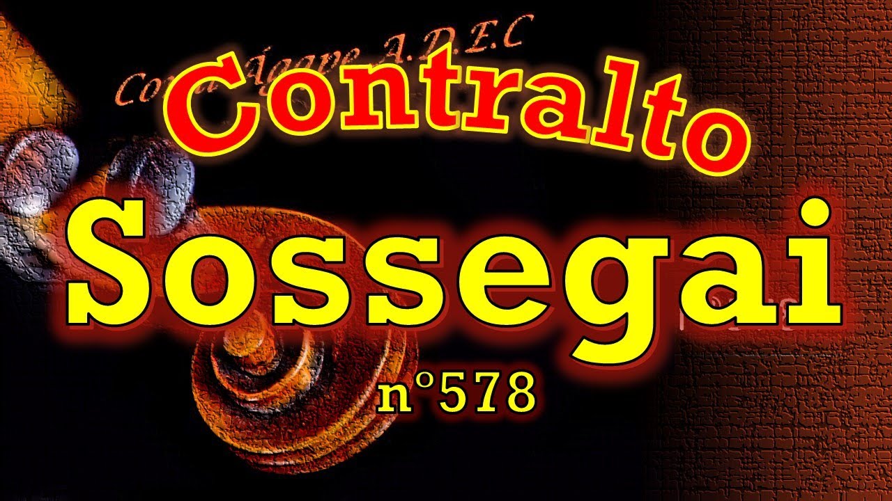 Sossegai *calm down* ( Hino 578) Harpa Cristã (kit de ensaio)  Contralto