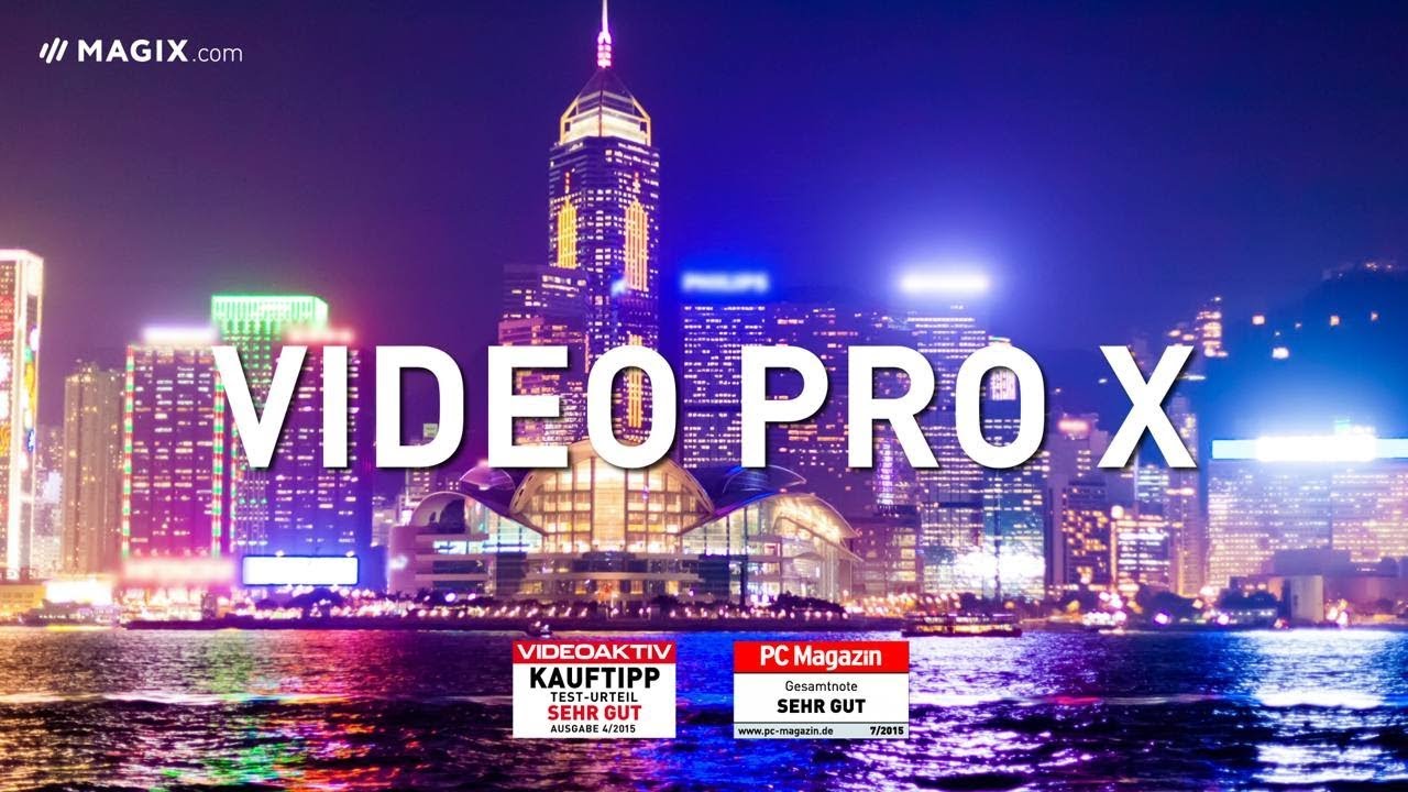MAGIX Video Pro X: High-end video production