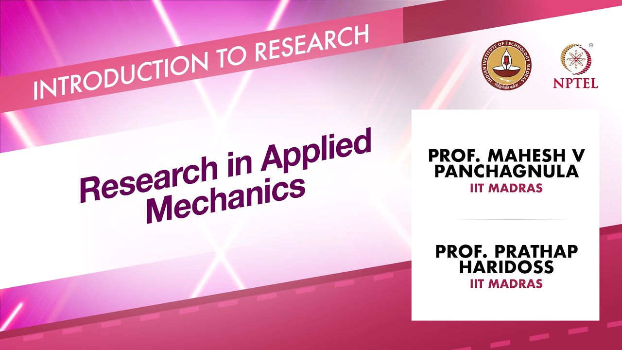 Research in Applied Mechanics