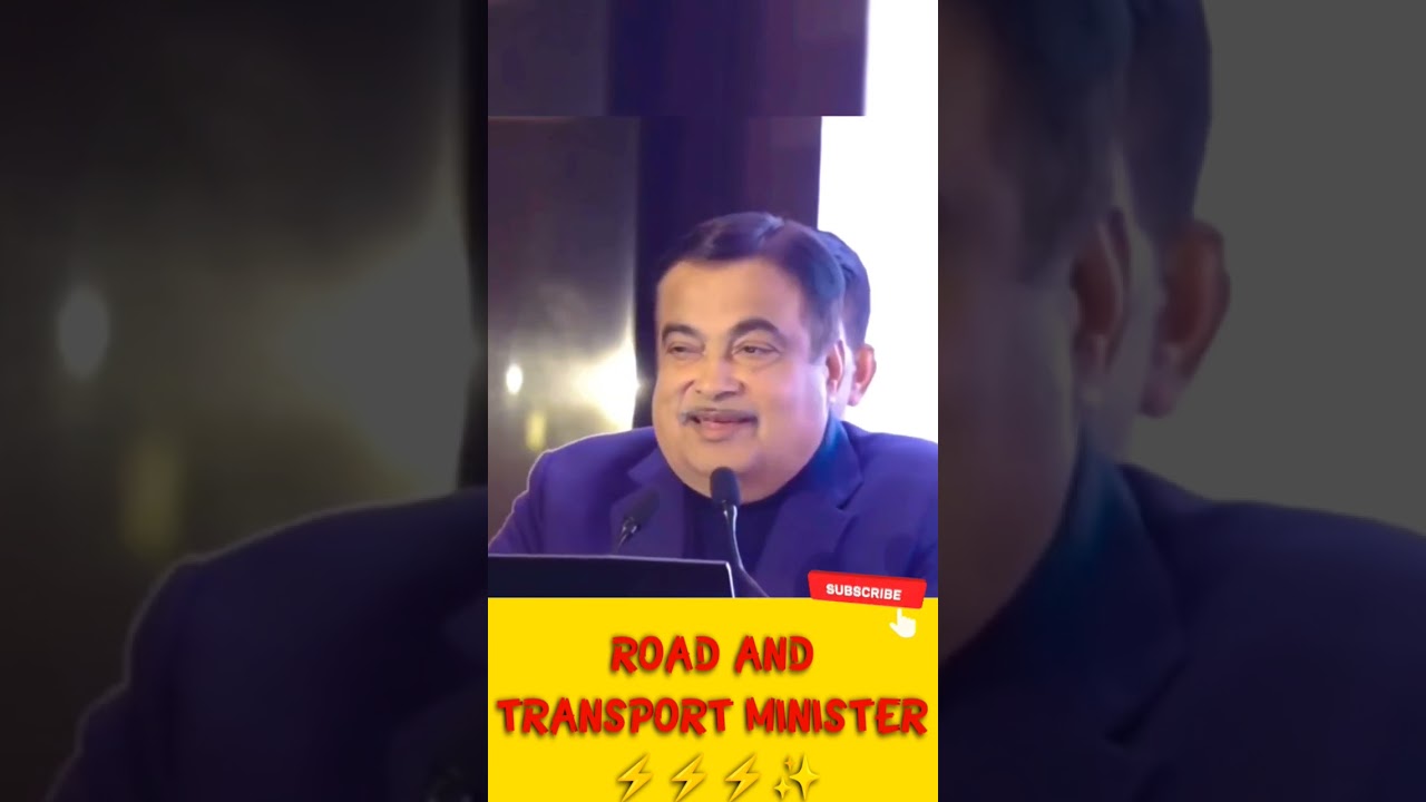 TRANSPORT MINISTER NITIN GADKARI #entrepreneur #nitingadkari #transportminister #india #stockmarket