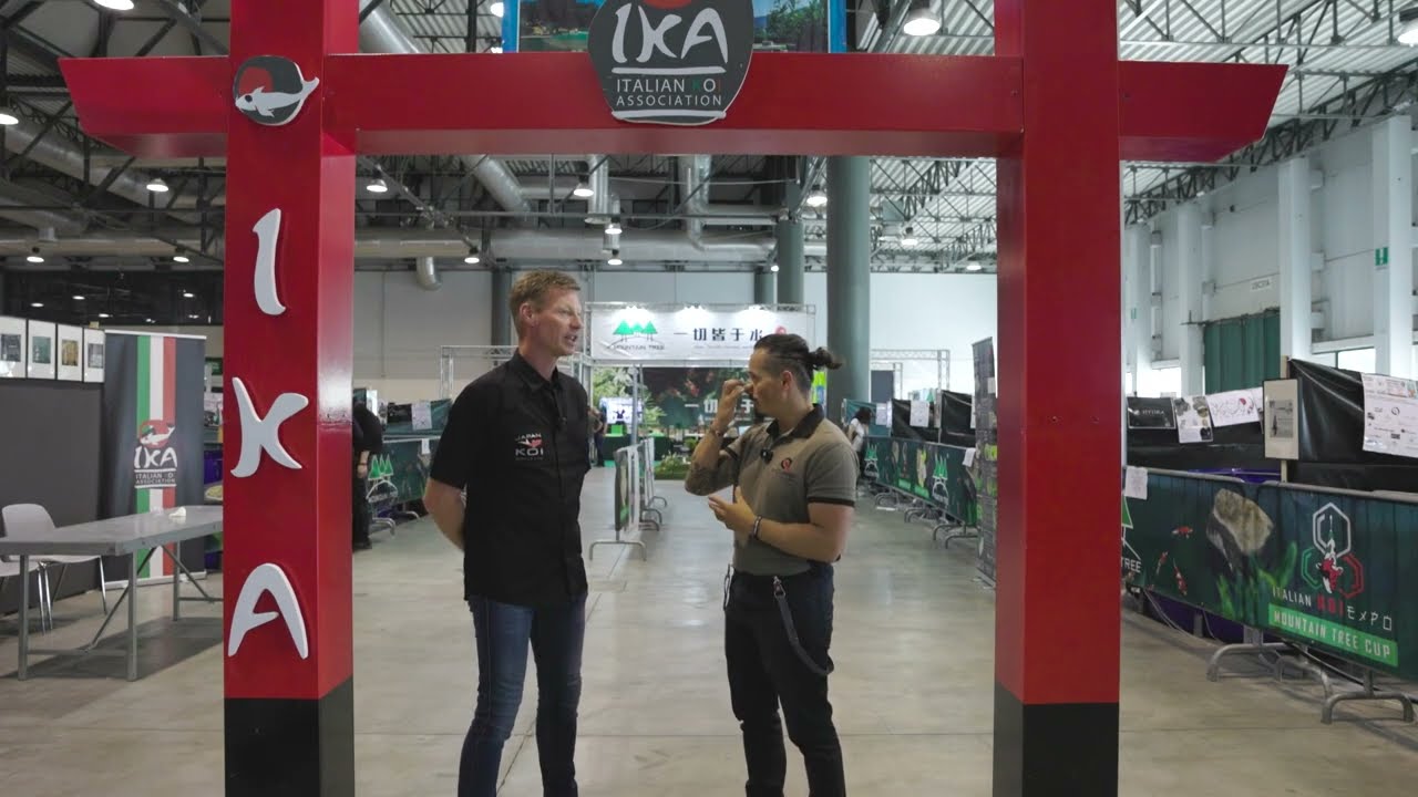 Interview Rob de Vos from Japan Koi Service at Italian Koi Show 2024