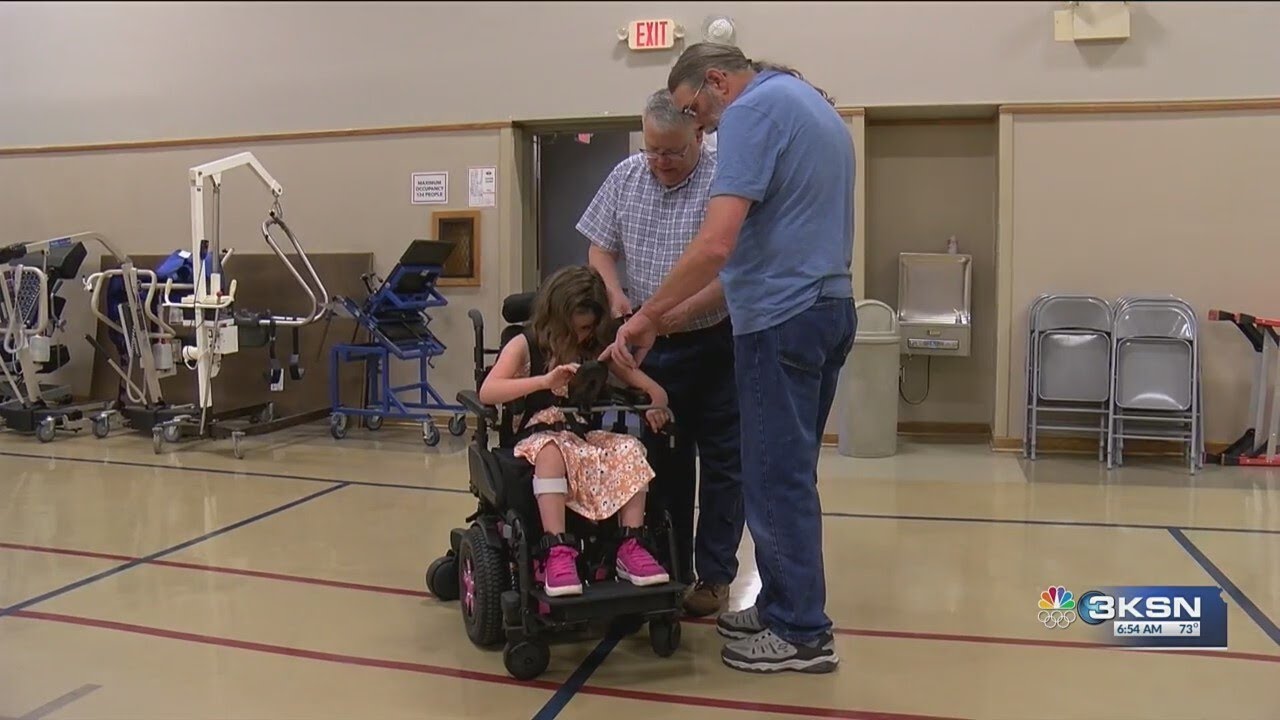 CPRF helps Salina girl gain new independence with power wheelchair
