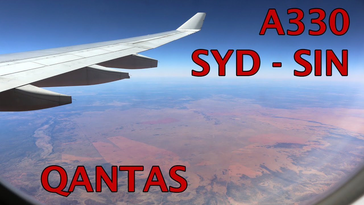 Qantas A330 flight Sydney - Singapore trip report
