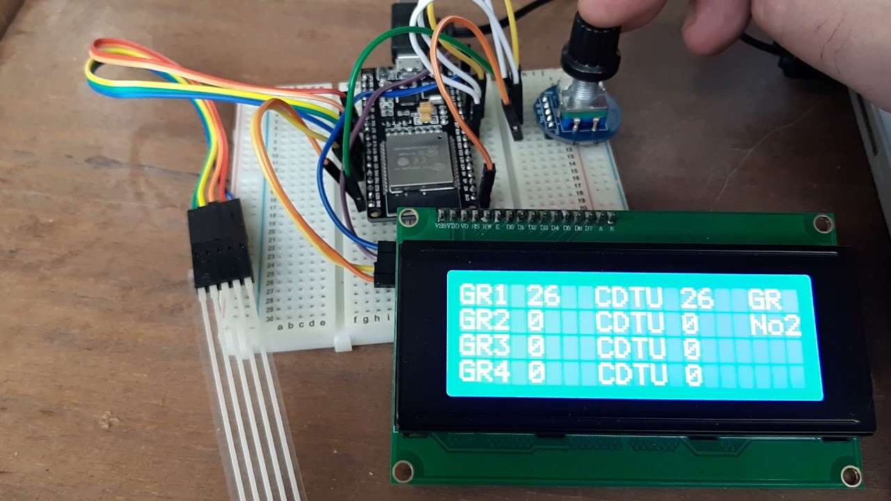 FLProg - Штатный и альтернативный блоки LCD дисплея.