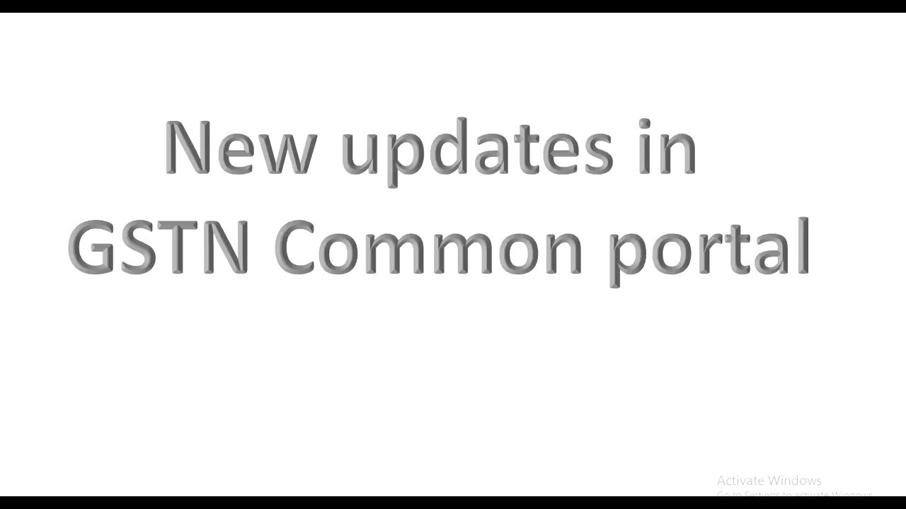 New Updates in GST in Hindi