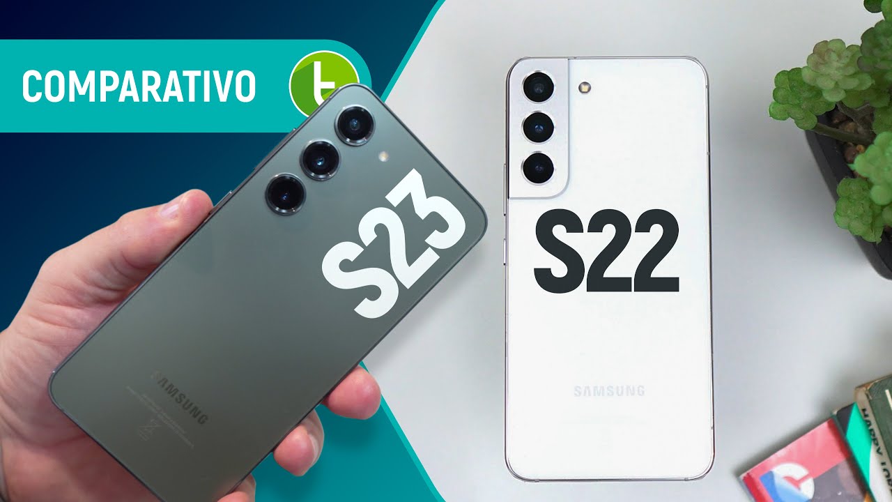 GALAXY S23 vs GALAXY S22: CELULAR TOP COMPACTO da Samsung EVOLUIU MUITO? | Comparativo