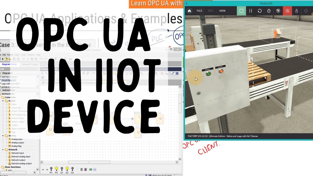 OPC UA Lesson 4-  Accessing OPCUA server in IIoT Device via Node RED