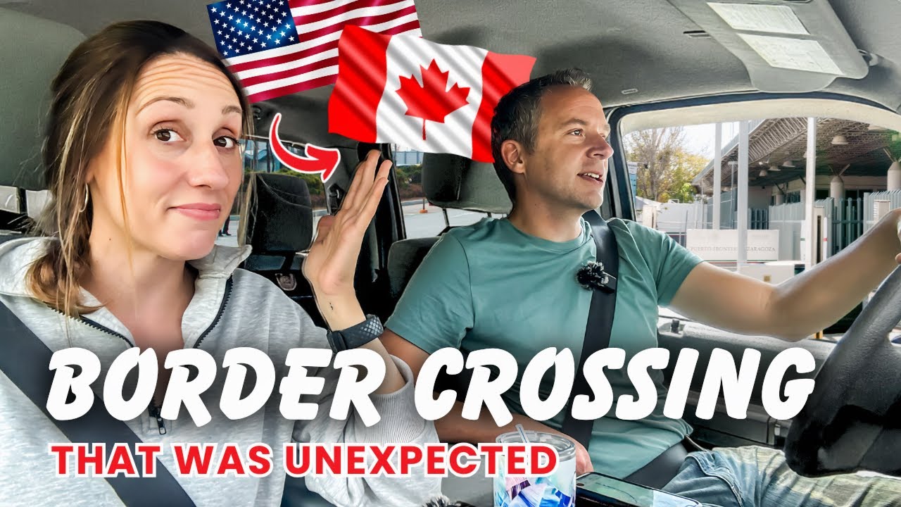 Crossing into Canada With RV (Husband Says DUMB Things)