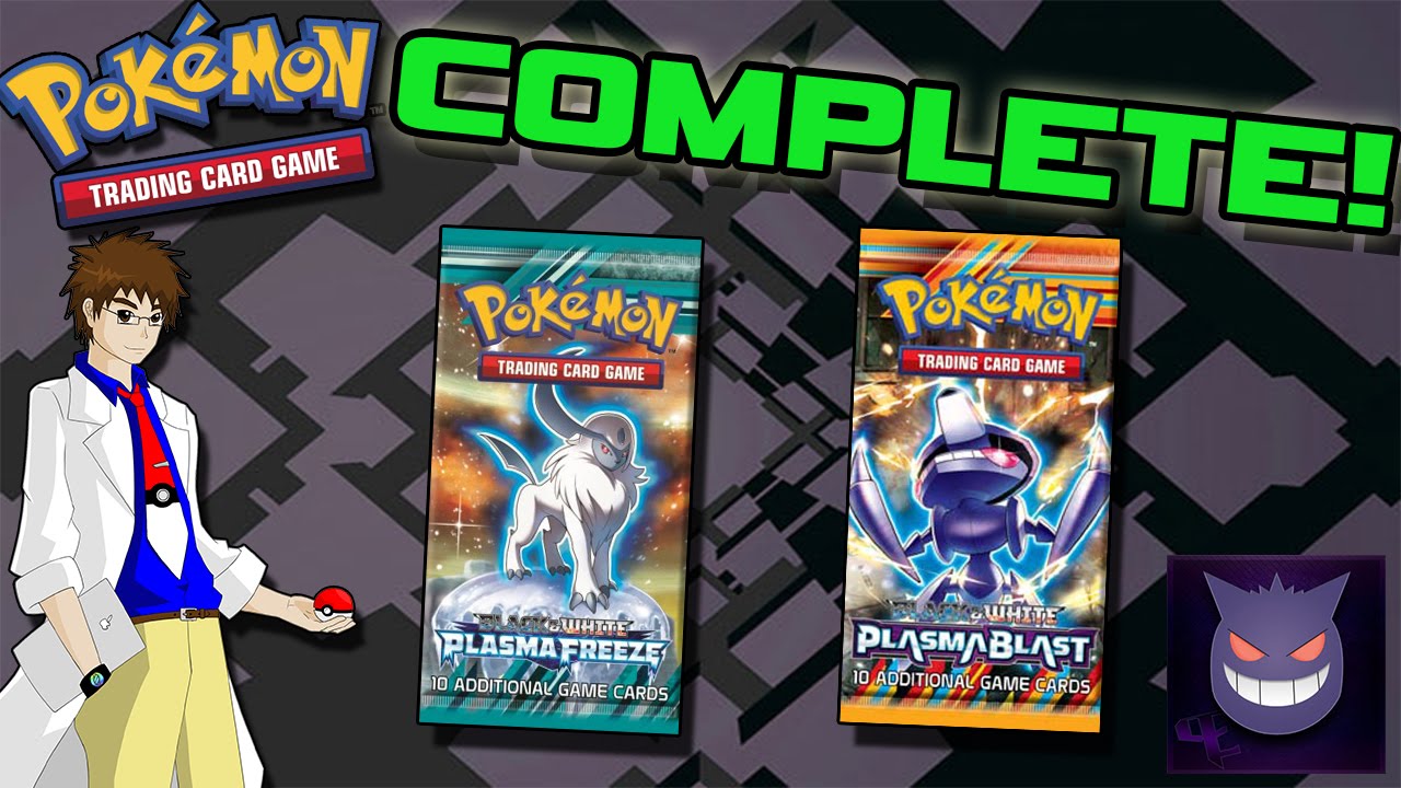 COMPLETE COLLECTION OF PLASMA FREEZE & PLASMA BLAST POKEMON CARDS!!