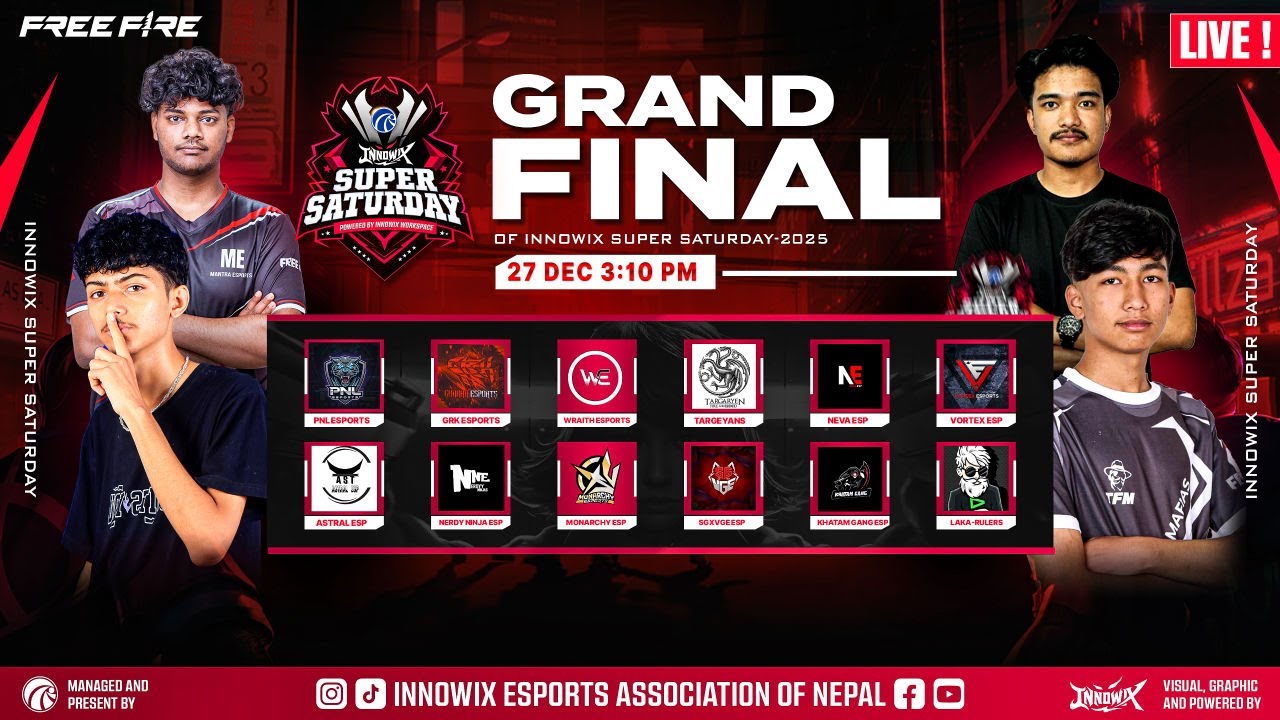 [🔴LIVE] GRAND FINALE OF INNOWIX SUPER SATURDAY || NON PROFITABLE ORGANIZATION