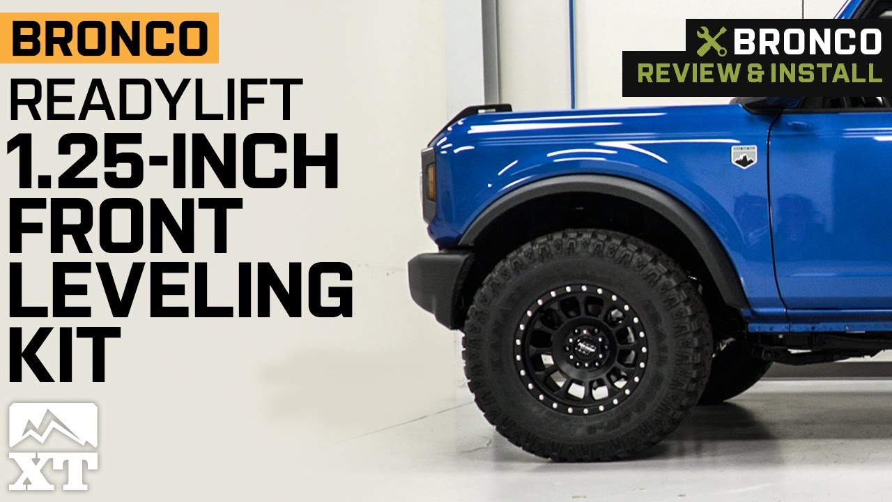 2021-2022 Bronco ReadyLIFT 1.25-Inch Front Leveling Kit Review & Install