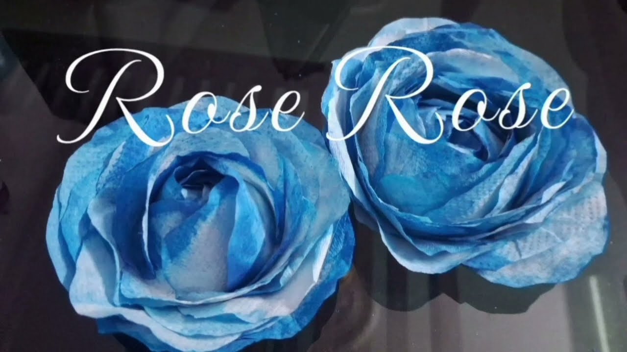 Rose Rose puva Paper Rose making ♥️ 