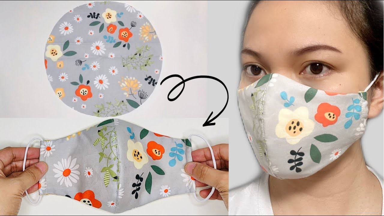 EASY PATTERN! Basic and Simple way to make Face Mask [Beginner]