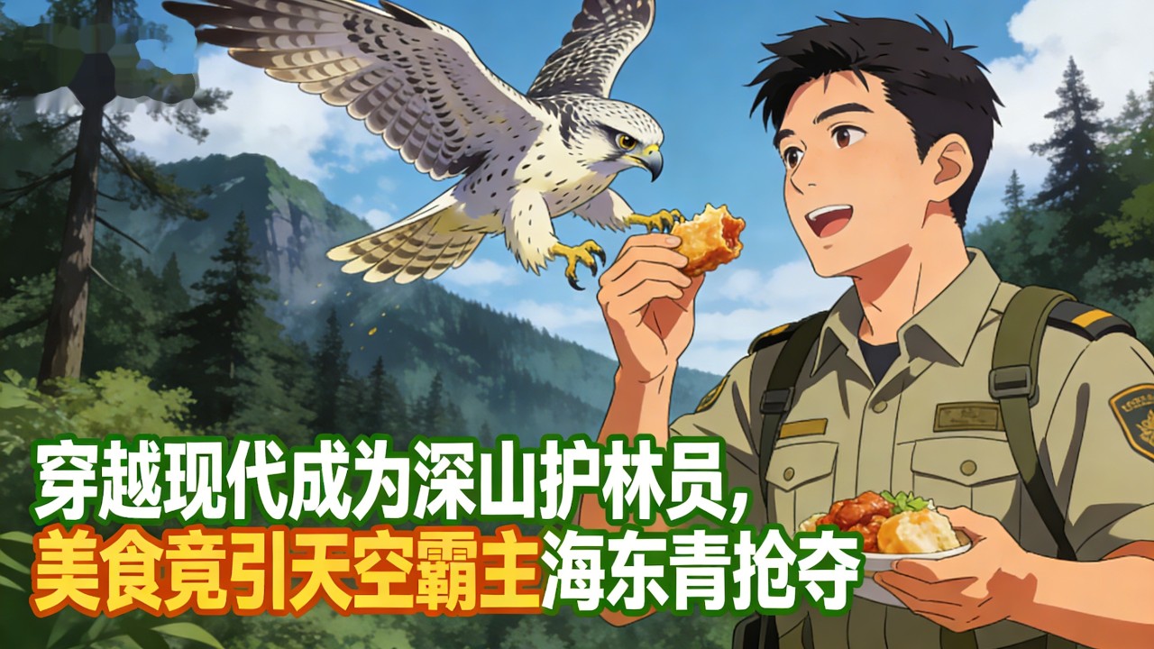 穿越现代成为深山护林员，美食竟引天空霸主海东青抢夺。从都市社畜到荒野厨神，人生轨迹彻底改变。#小說推薦 #逆襲 #重生 #玄幻 #修仙 #種田 #年代小說 #都市 #漫畫 #劇情 #動漫