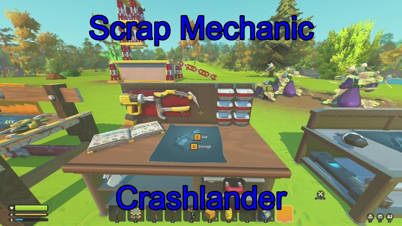 Scrap Mechanic Crashlander Survival: Mods, Combat, Engineering, and Environmental Hazards
