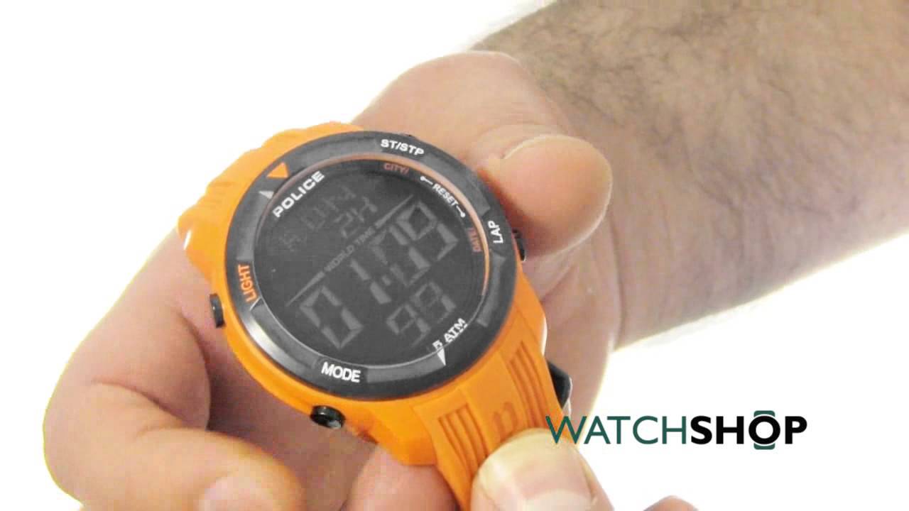Police Men's Shadow Alarm Chronograph Watch (14273JPORU/02)