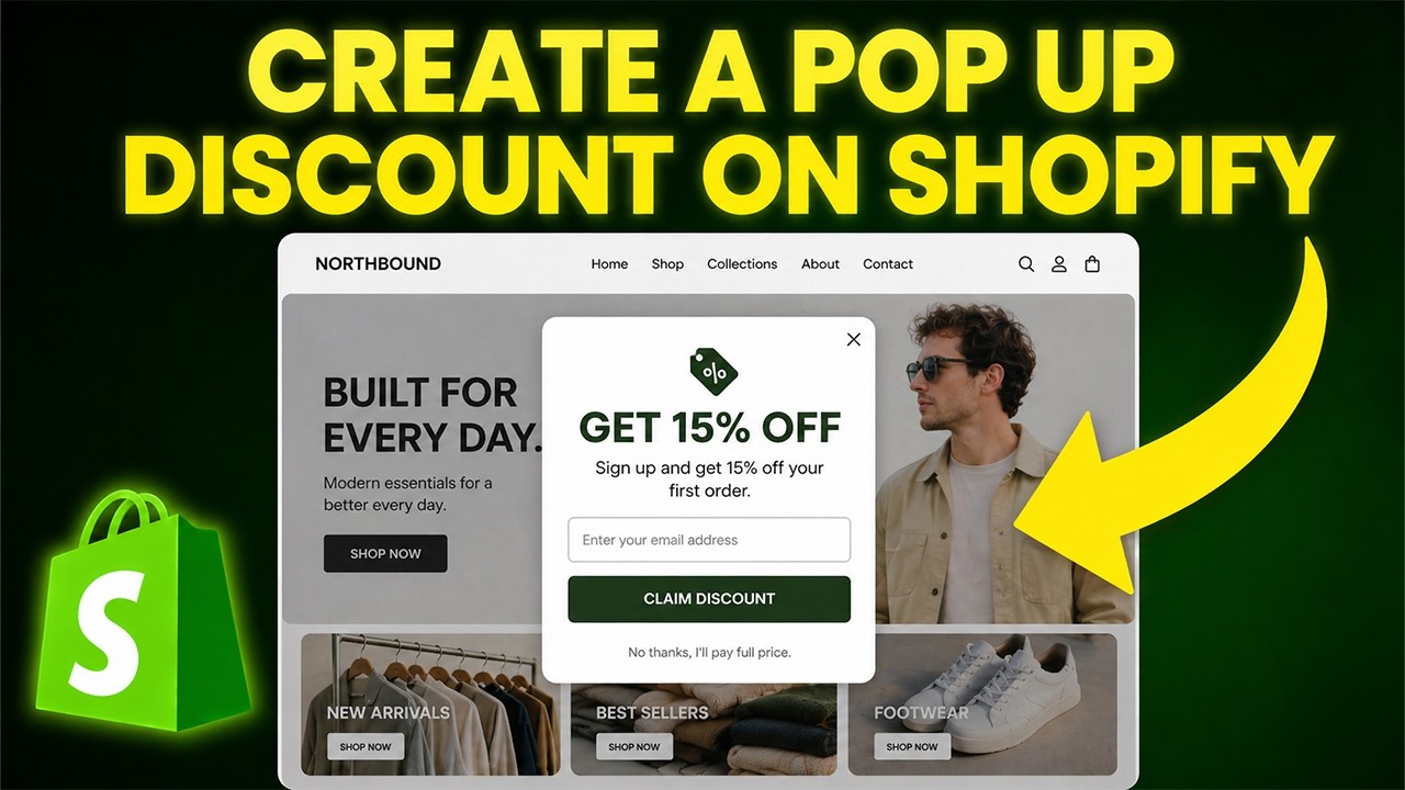 How to Create a Pop Up Discount on Shopify (Step-by-Step)