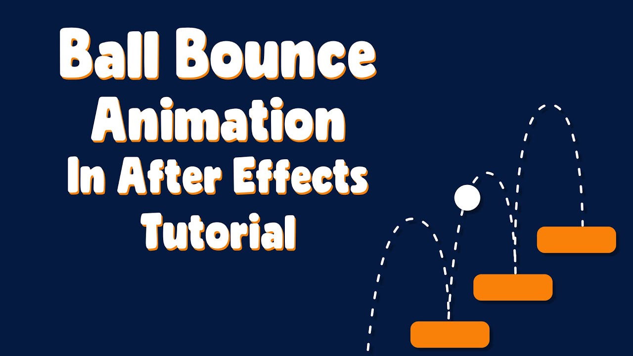 Ball Bounce Animation Tutorial in After Effects | Realistic Ball Bounce | Triology Studio