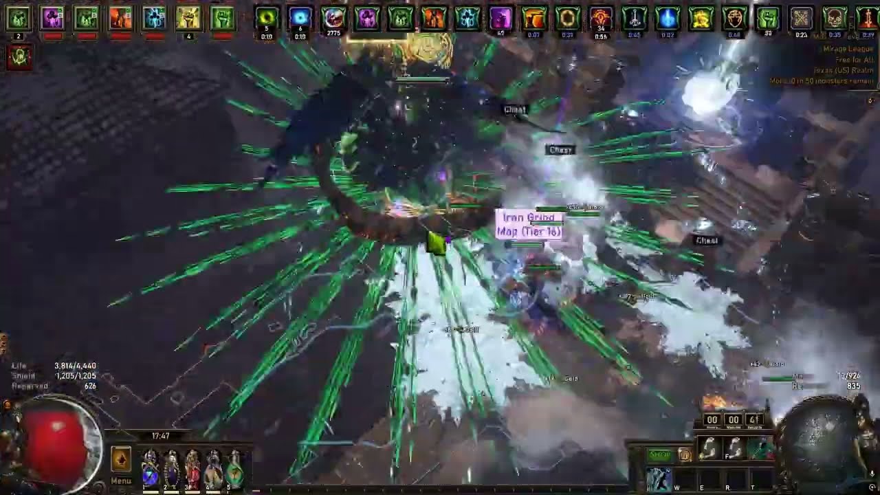 [PoE 3.28] Golden Charlatan Herald Stacking EK Elementalist