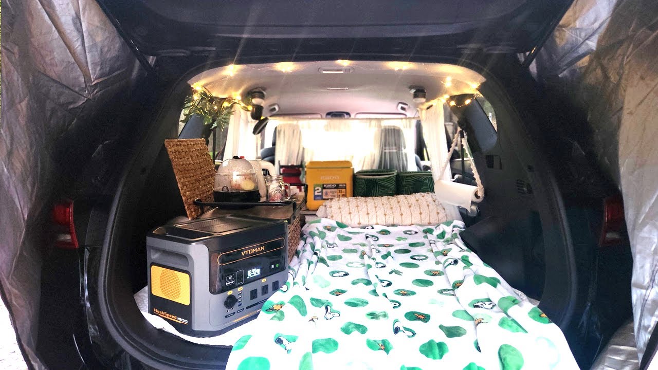 How I Powered My SUV Camping Trip — No Build, No Stress | VTOMAN FlashSpeed 1500 Power Station