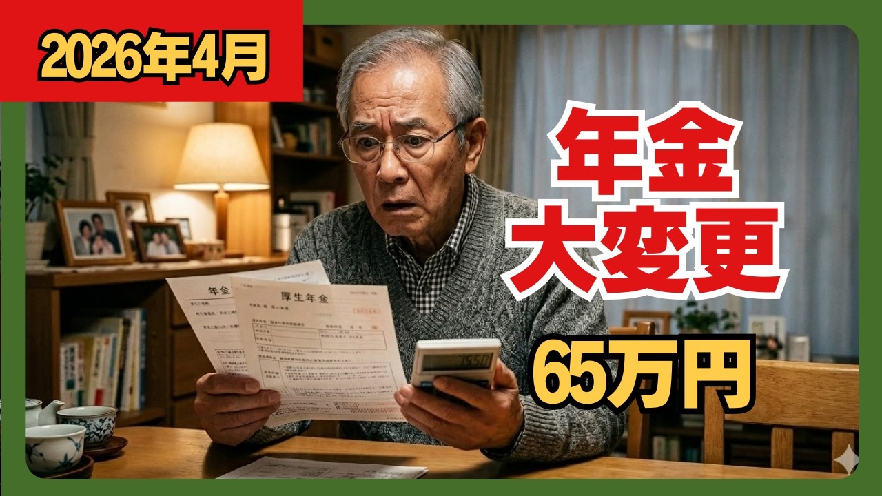 【2026年4月】知らないと損する年金ルール…65万円基準に変更