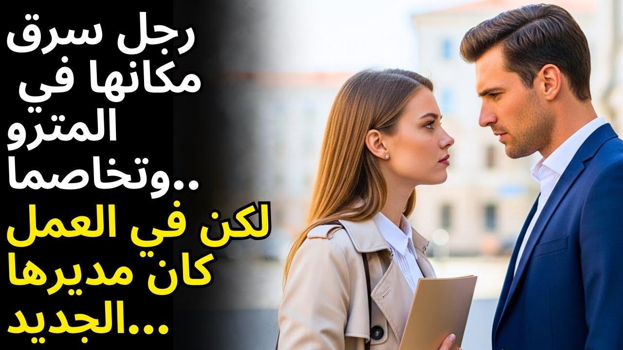 رجل سرق مكانها في المترو تشاجرت معه ثم اكتشفت انه مديرها المليونير..