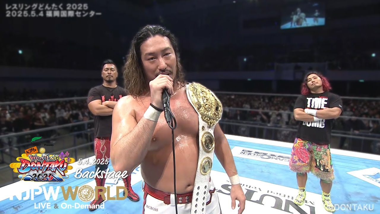 #njDONTAKU 7th match Backstage (with Subtitles) 5/4/25 | レスリングどんたく 2025 第7試合 Backstage