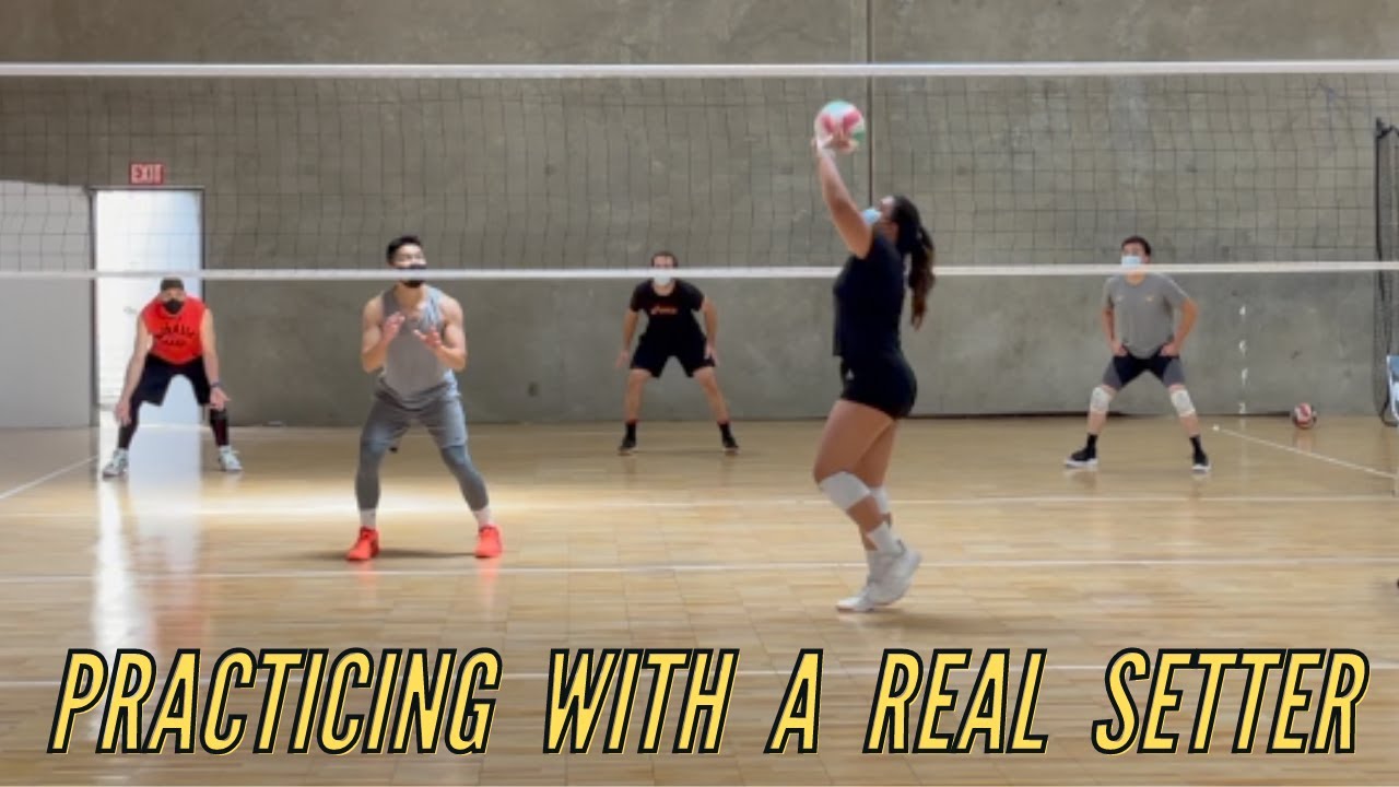 Practicing With A REAL SETTER | Volleyball Training