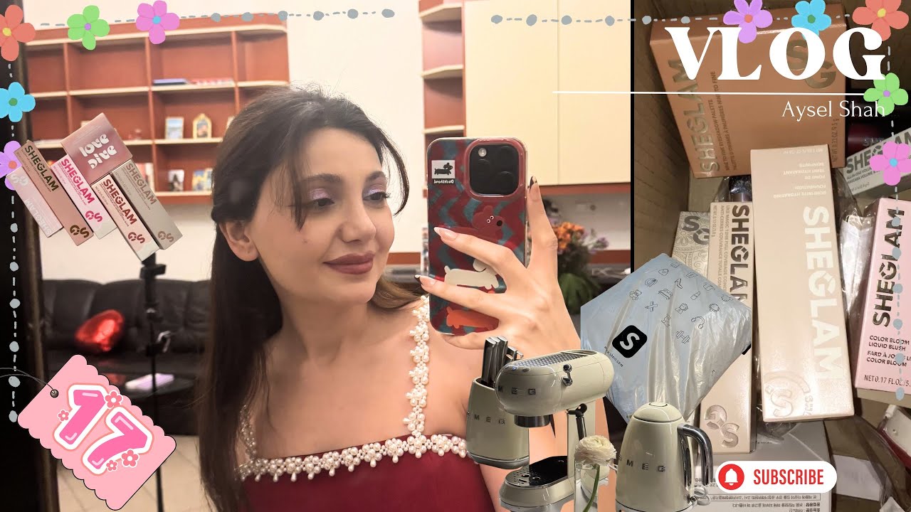 SHEGLAM YENİ MAKYAJ MƏHSULLARI KARQOM💄😍 YENİ MƏTBƏX ALƏTİMİZ👩🏻‍🍳MARTVLOG 17💫AYSELSHAH
