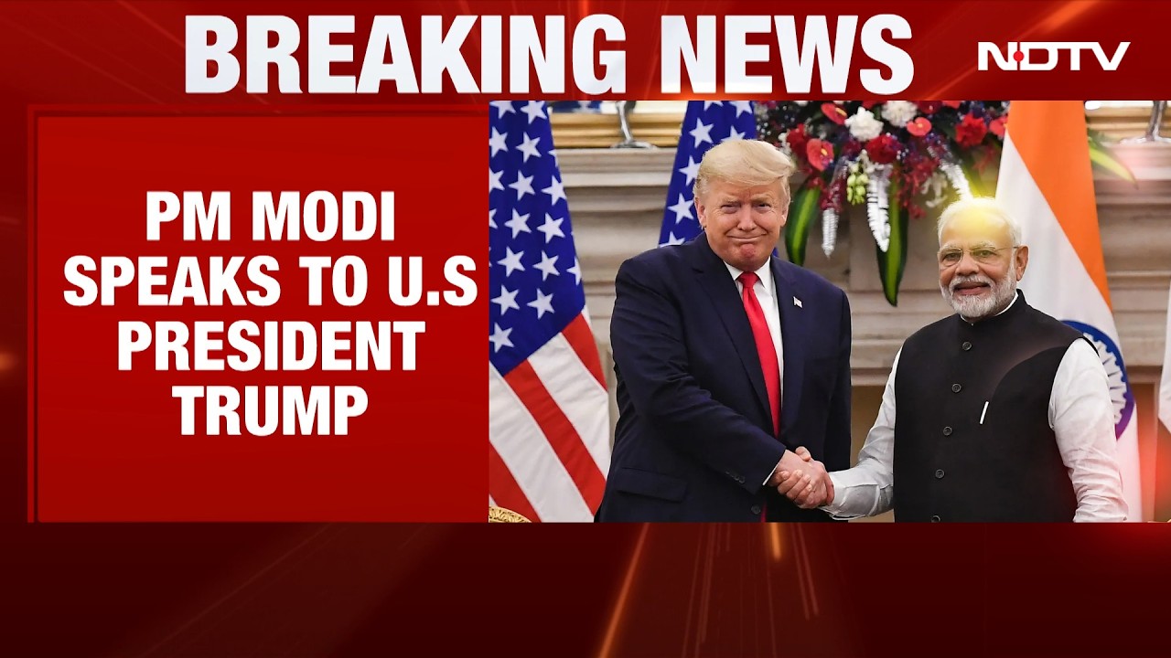 Trump PM Modi Phone Call News LIVE | PM Modi Speaks To US President Trump | 1st Call Since Iran War