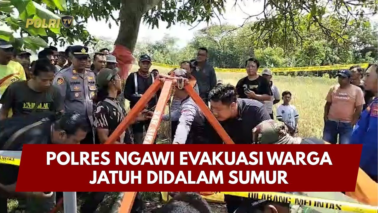 PRESISI UPDATE : POLRES NGAWI EVAKUASI WARGA JATUH DIDALAM SUMUR 18/01/26 (12.00)