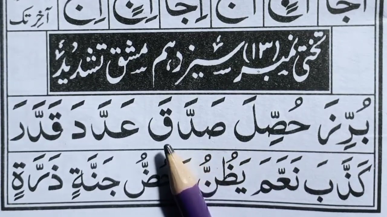 নূরানী কায়দা পর্ব-২৪ | Noorani Qaida Part-24 | তাশদীদ ওয়ালা হরফ পড়ার নিয়ম। তাশদীদের সঠিক উচ্চারণ।