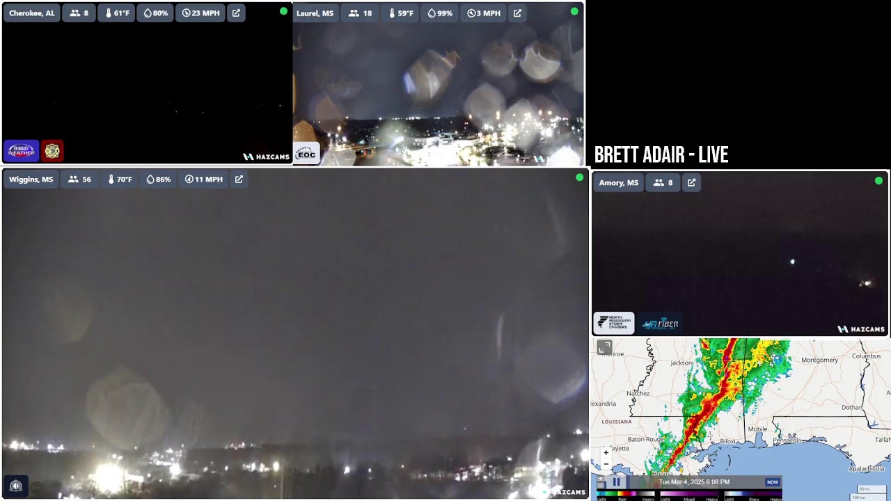 Meteorologist & Storm Tracker Brett Adair Live!