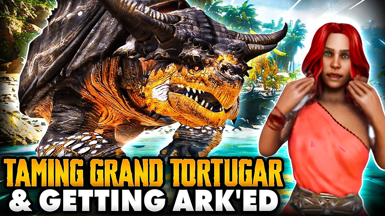 Приручение Гранд Тортугара и попадание в ARK | ASA Survival Ascended