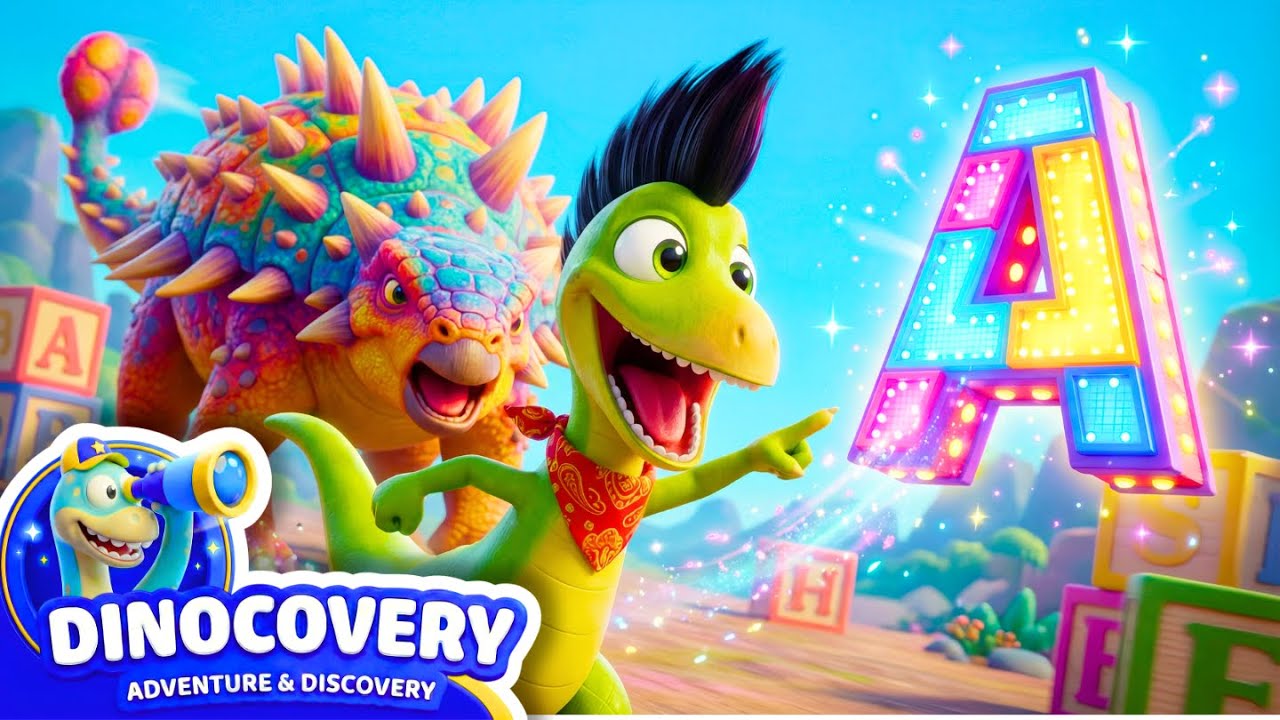 Learn ABCs with Dinosaurs Name | Dinosaur for Kids | Dinocovery | Kids Song