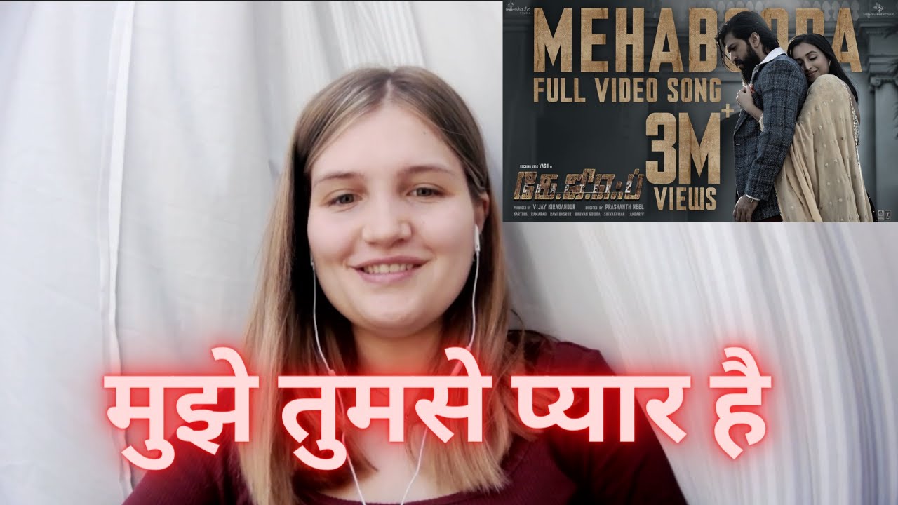 KGF CHAPTER 2 - MEHABOOBA Video Song REACTION! | RockingStar Yash| Prashanth lCheckout that Reaction