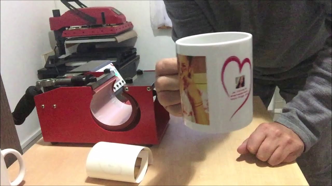 Impression design sur mug par sublimation