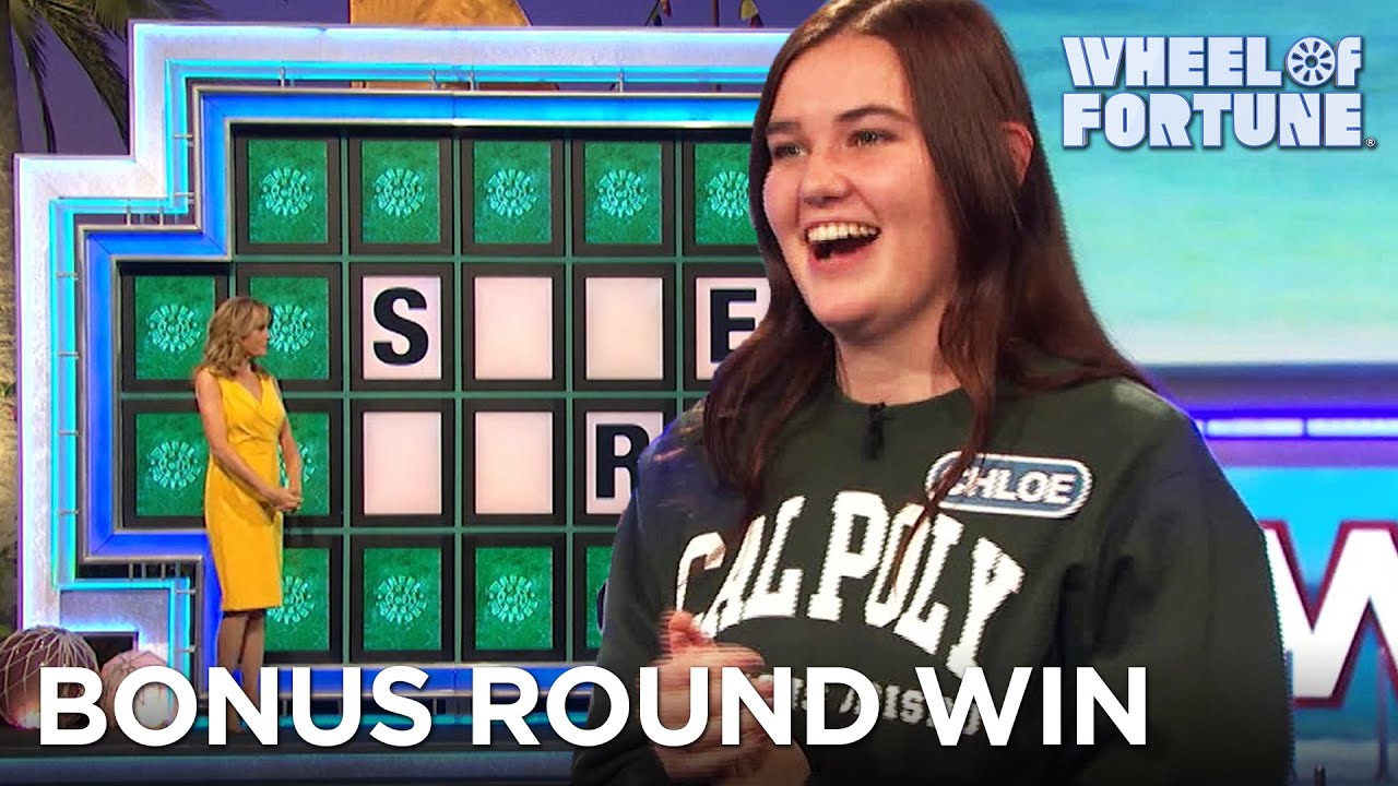 Chloe Picks All the Right Letters For This Bonus Round 💯 | Wheel of Fortune