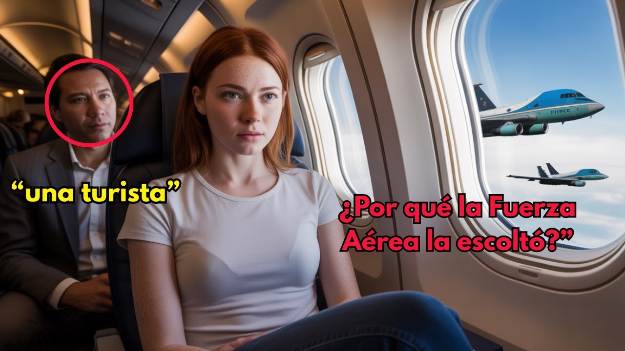 “Ella Era Solo una Turista en 22C — Hasta que Su Nombre en Clave Hizo que Air Force One Escoltara”