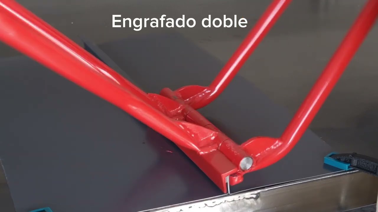 Engrafadora manual para juntas de Standing Seam y U45