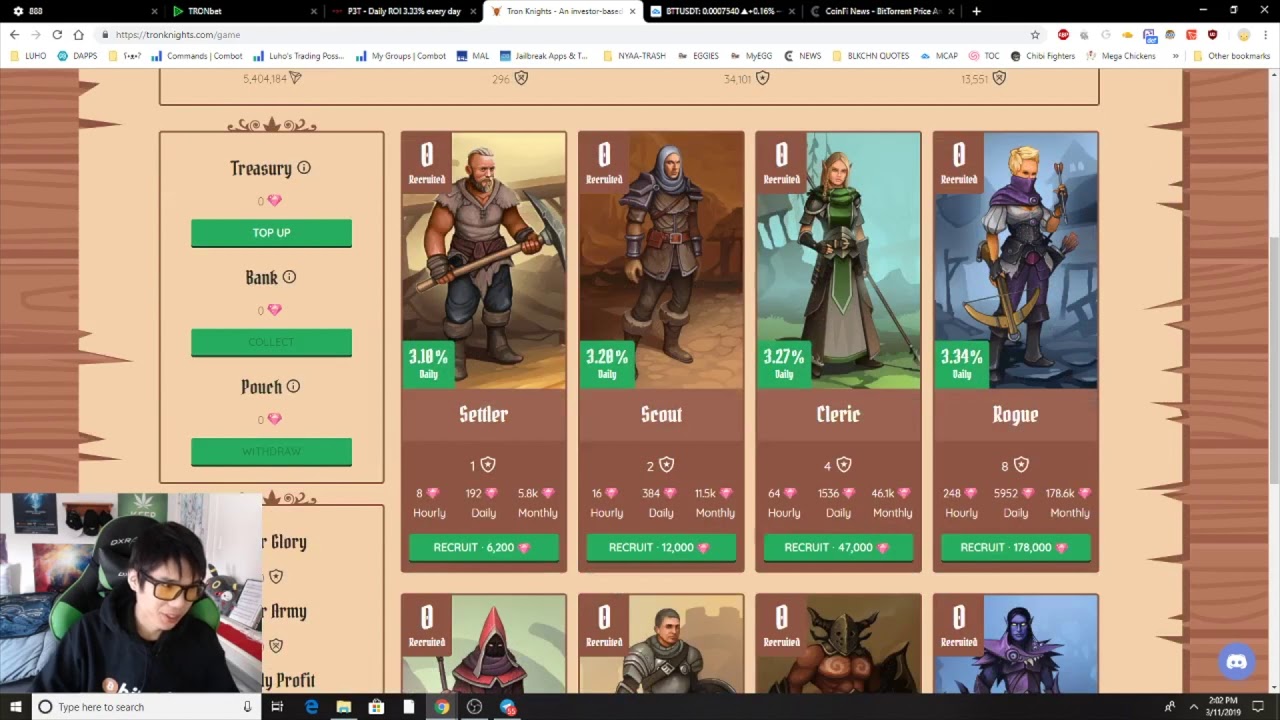 888Tron is going WILD! Mine mine mine!