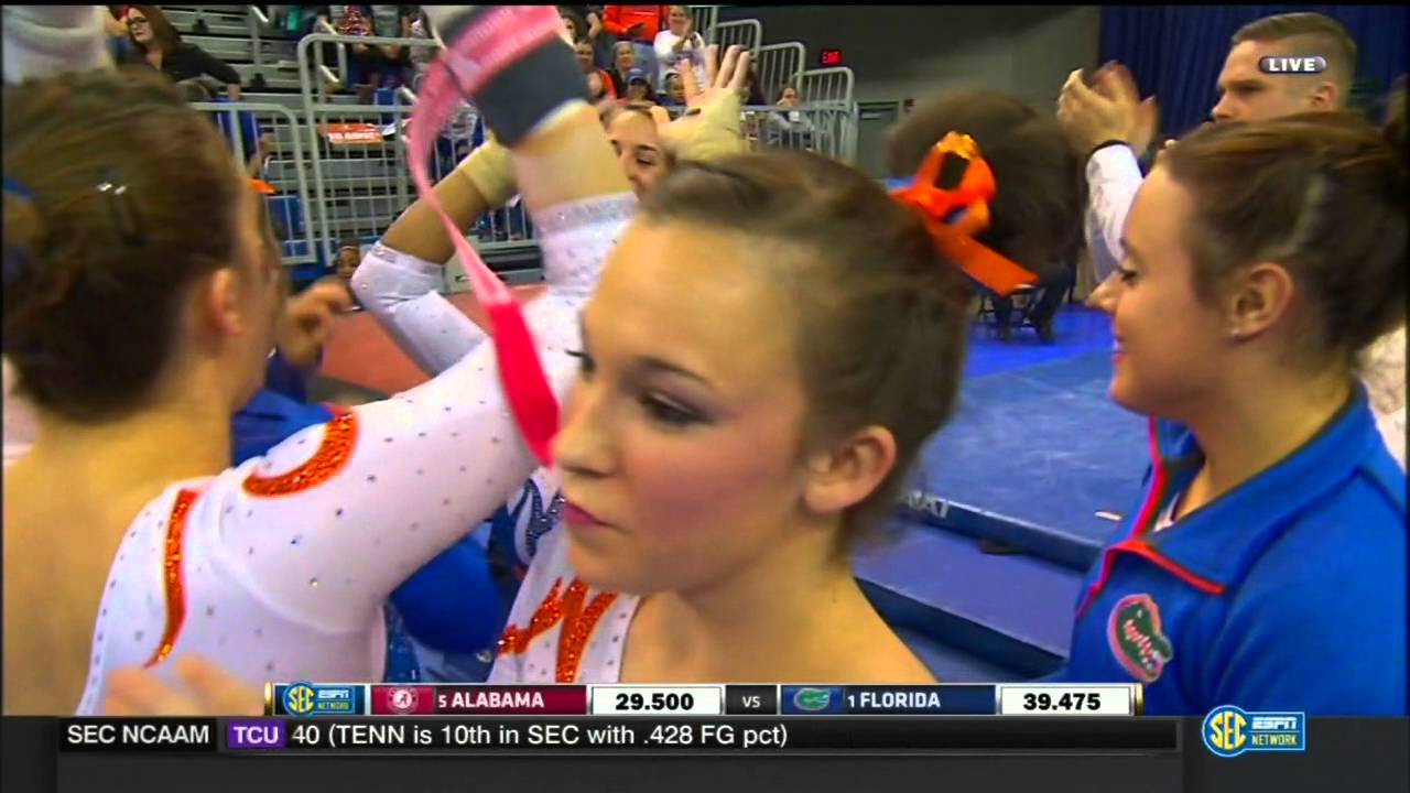 2016 NCAA WGym Florida vs Alabama 720p60 NastiaFan101