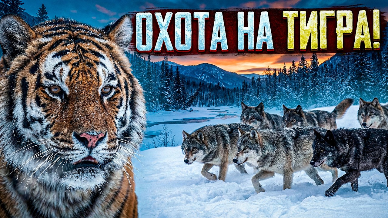 Как Раненый Тигр становится добычей ДЛЯ ВОЛКОВ!
