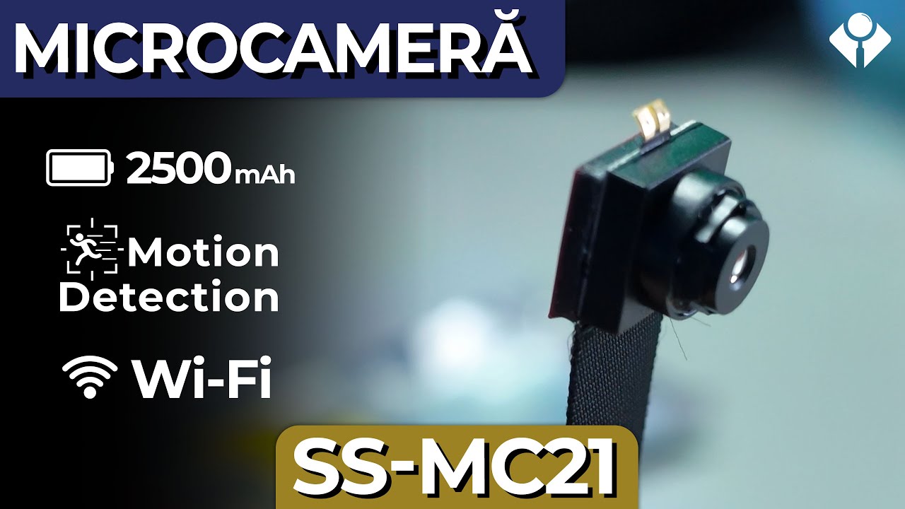 Senzor Full HD și doar 72g. fără baterie | Microcamera Wi-Fi SS-MC21